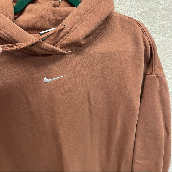 Nike women’s Sportswear Collection Essentials Oversize Hoodie brown medium - Picture 3 of 10